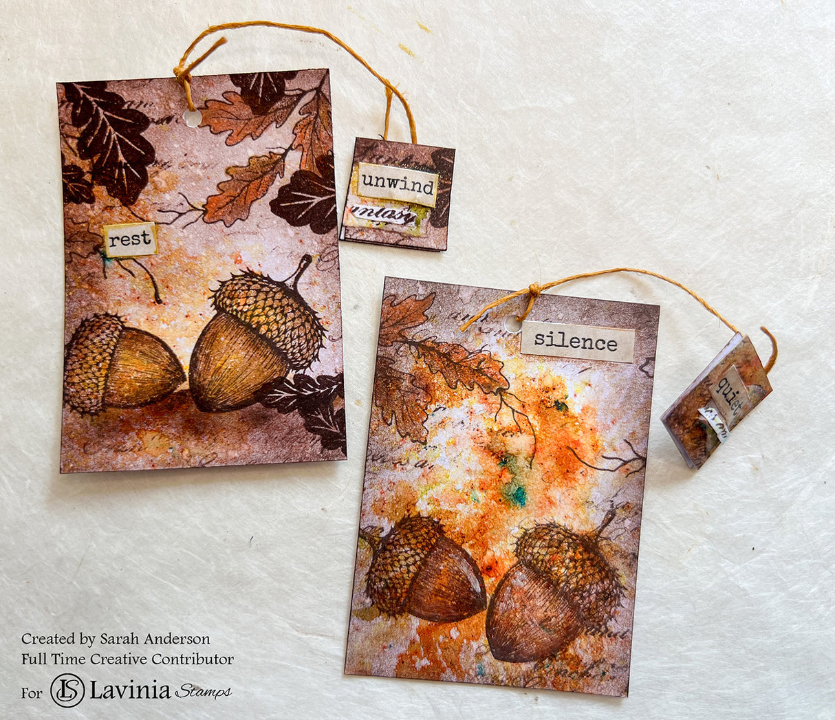 Lavinia Stamp White Oak Leaf Stamp LAV997