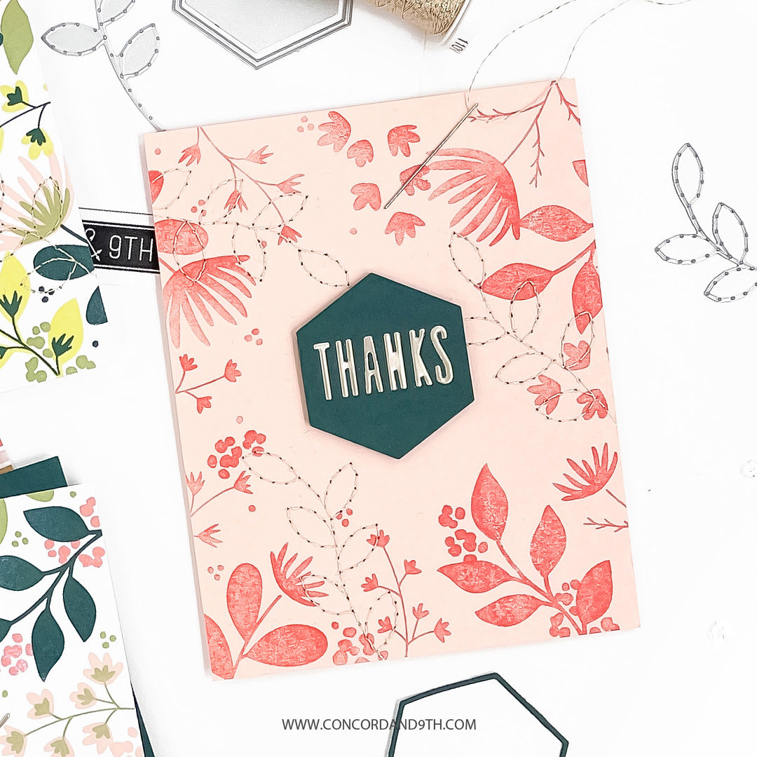 Concord & 9th Wild Meadow Turnabout™ Stamp Set/ Die Bundle