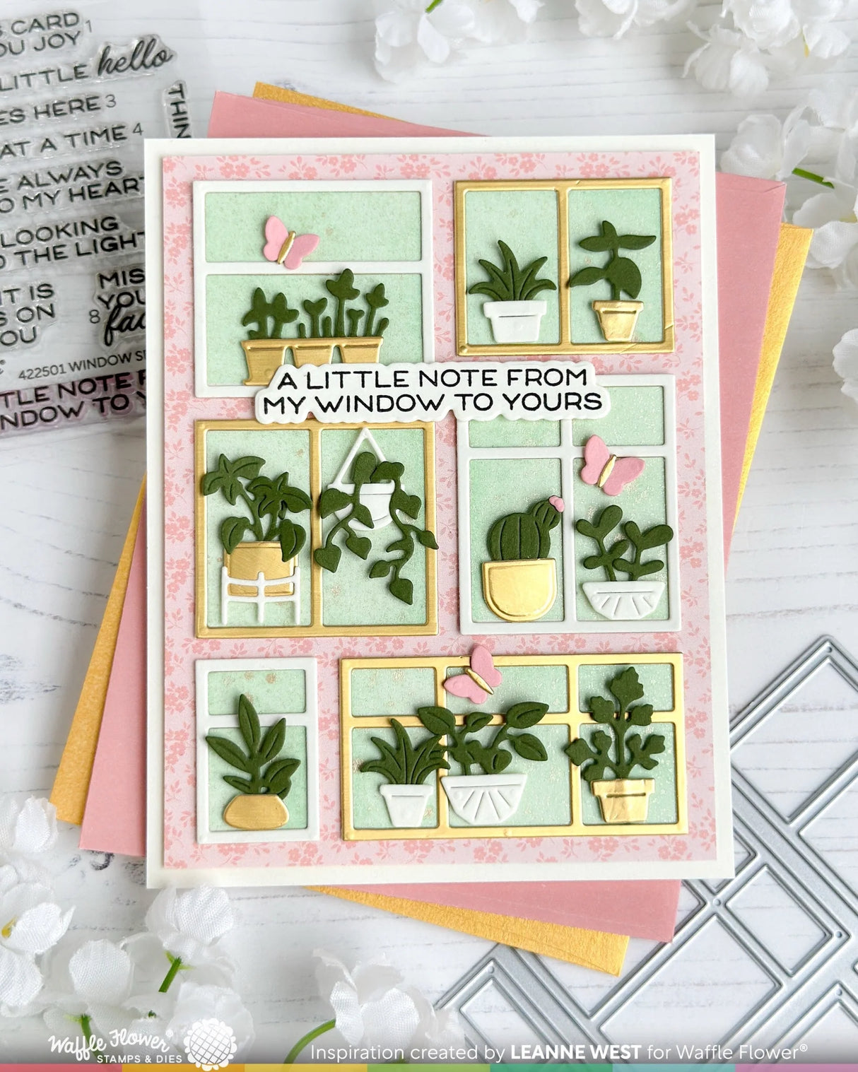 Waffle Flower Window Sentiments Combo - WFC2501