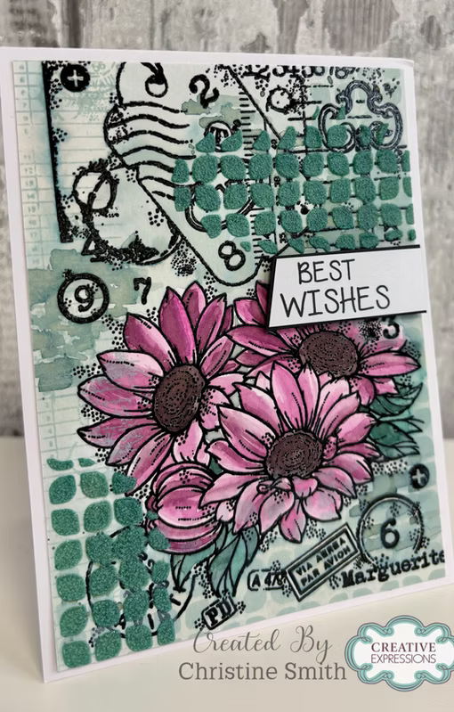 Woodware Marguerite A6 Clear Stamp Set by Françoise Read