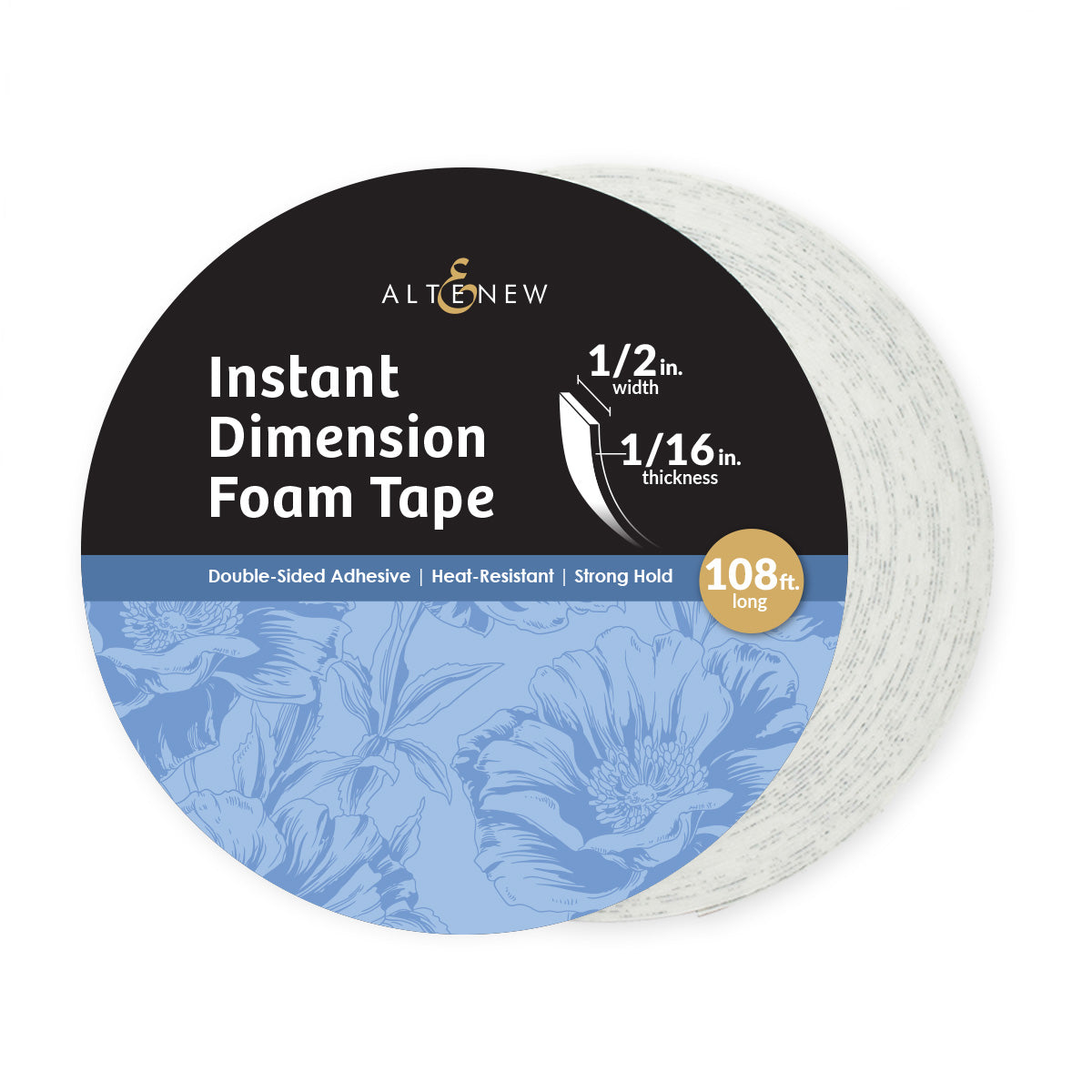 Altenew Instant Dimension Foam Tape - 1/16'' x 1/2'' x 33m