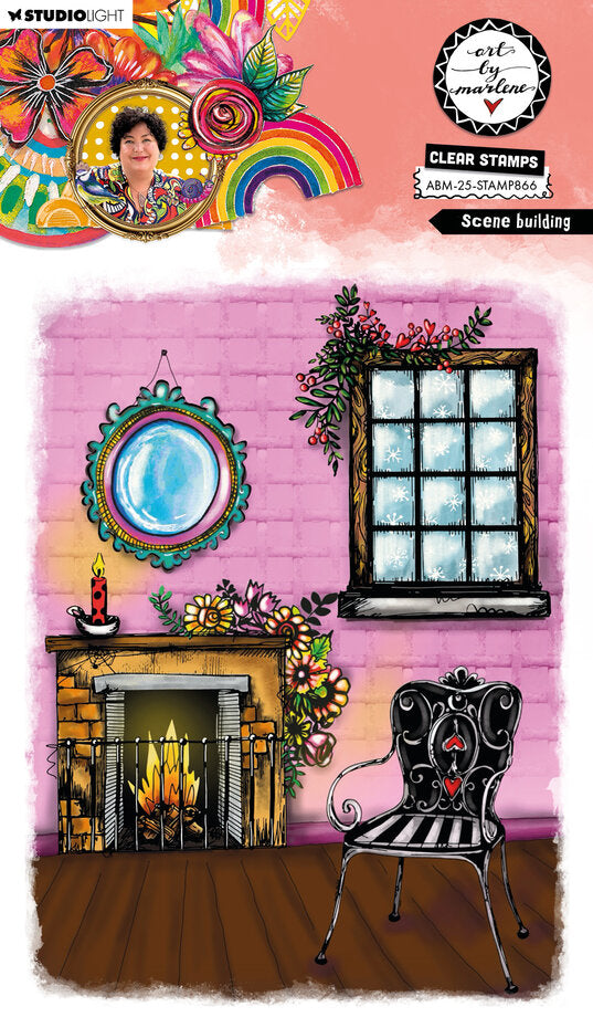 Art By Marlene Scene Building Clear Stamp (ABM-25-STAMP866)