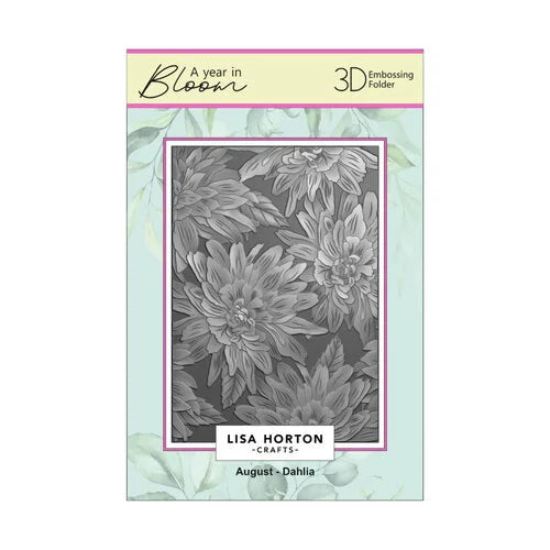 Lisa Horton Crafts Limited Edition Embossing Folders A Year In Bloom - 2025