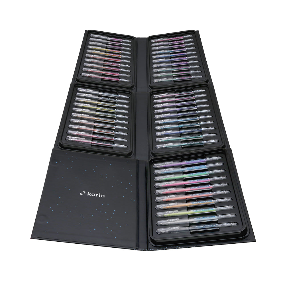 Karin DECOGEL 1.0 Gel Pens Cosmic Collection 50pcs + 10 refills Postage as per actuals