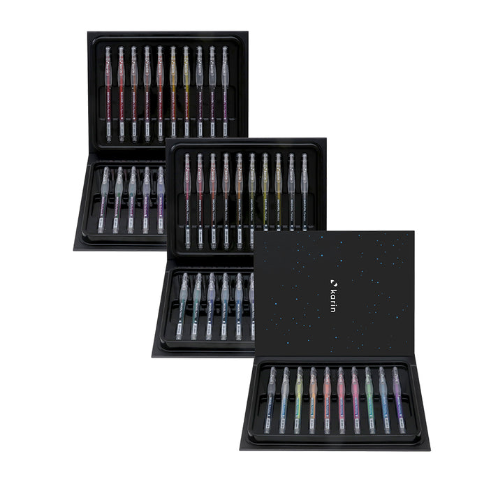 Karin DECOGEL 1.0 Gel Pens Cosmic Collection 50pcs + 10 refills Postage as per actuals