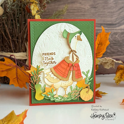 Honey Bee Stamps Lovely Layers: Porch Goose - Honey Cuts Stand-Alone Dies