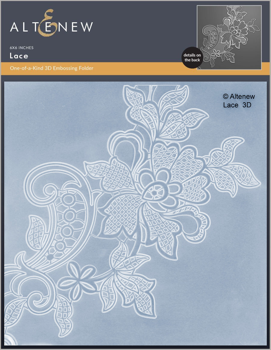 Altenew Lace 3D Embossing Folder