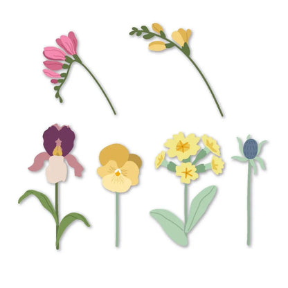 Honey Bee Stamps Lovely Layers: Mini Spring Florals - Honey Cuts Stand-Alone Dies