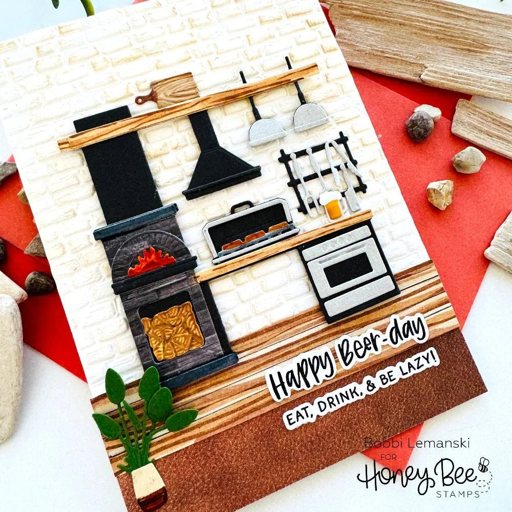 Honey Bee Stamps Lovely Layers: Outdoor Kitchen - Honey Cuts Stand-Alone Dies