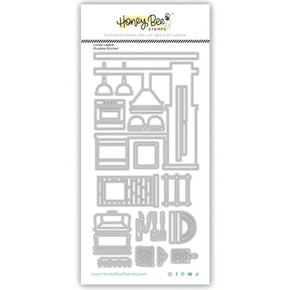 Honey Bee Stamps Lovely Layers: Outdoor Kitchen - Honey Cuts Stand-Alone Dies