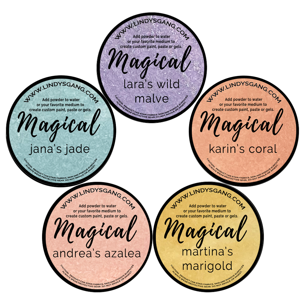 Lindy's Gang Alexandra's Artists SHIMMER Magicals + Shaker/Sticker Pack