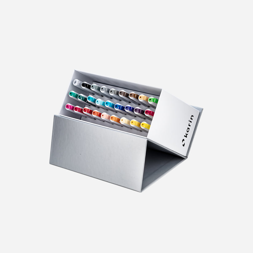 Karin BrushmarkerPRO Brush Pens Mini Box 26 colours & blender Postage as per actuals