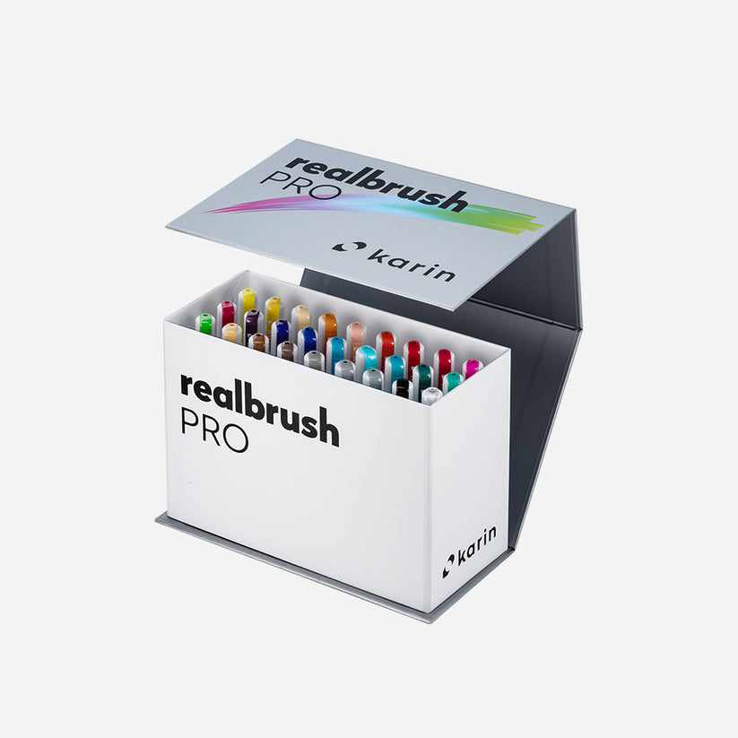 Karin BrushmarkerPRO Brush Pens Mini Box 26 colours & blender Postage as per actuals
