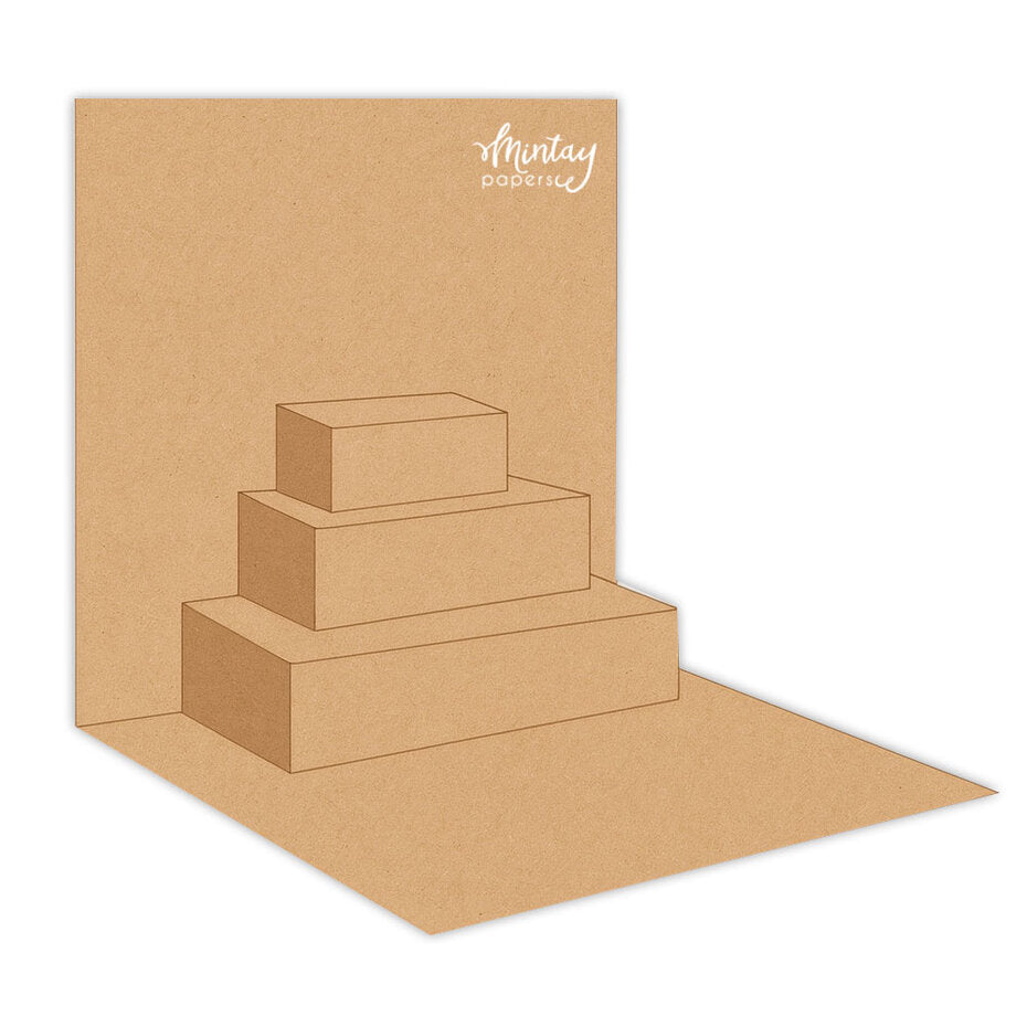 Mintay Basic Pop-Up Card Insert Kraft (5pcs) (MT-BASIC-C60)