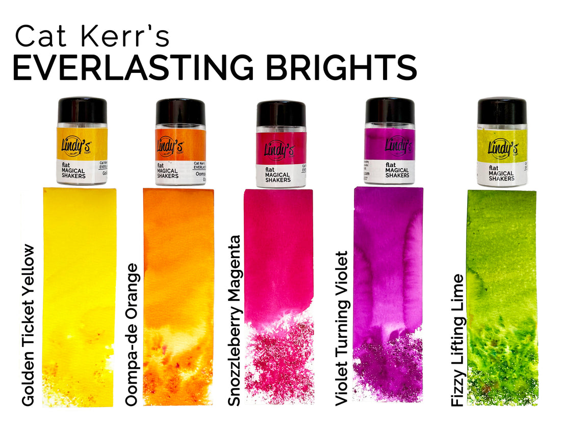 Lindy's Gang EVERLASTING BRIGHTS by Cat Kerr FLAT Shaker 5-pack