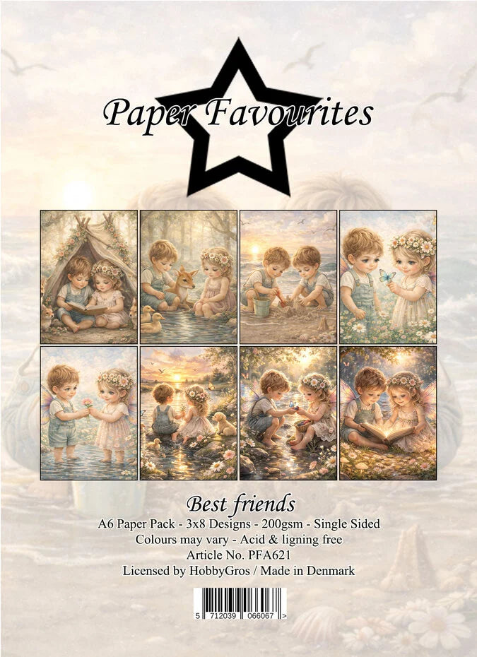 Paper Favourites Best Friends A6 Paper Pad (PFA621)