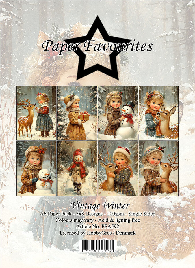 Paper Favourites PFA592 Vintage Winter