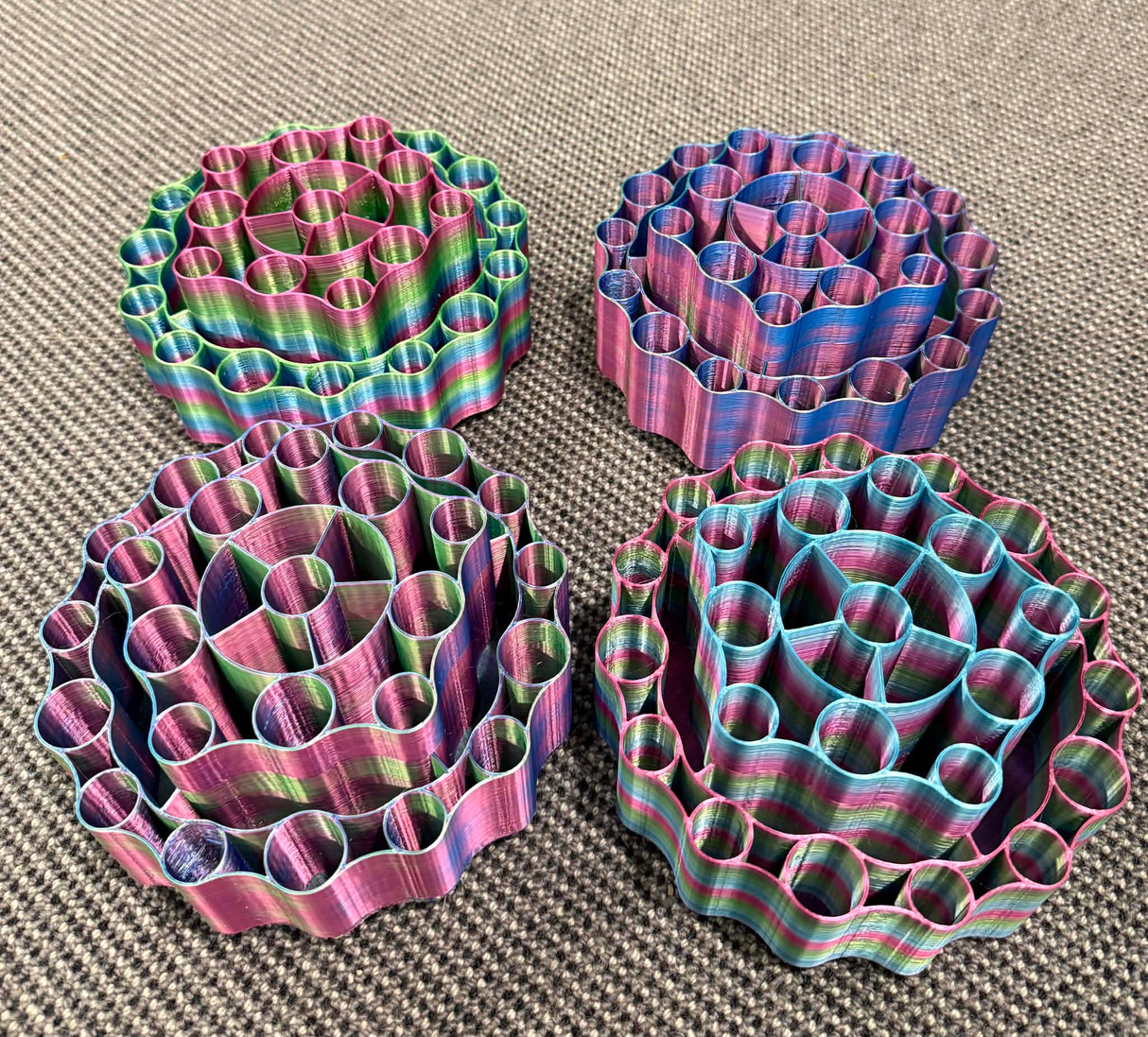 Crafty Trails Round Blending Brush Holder Lazy Susan – Available in Multiple Colours 1 pc postage as per actuals