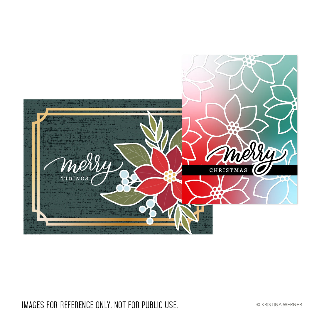 Concord & 9th KW Poinsettia Inlay Dies