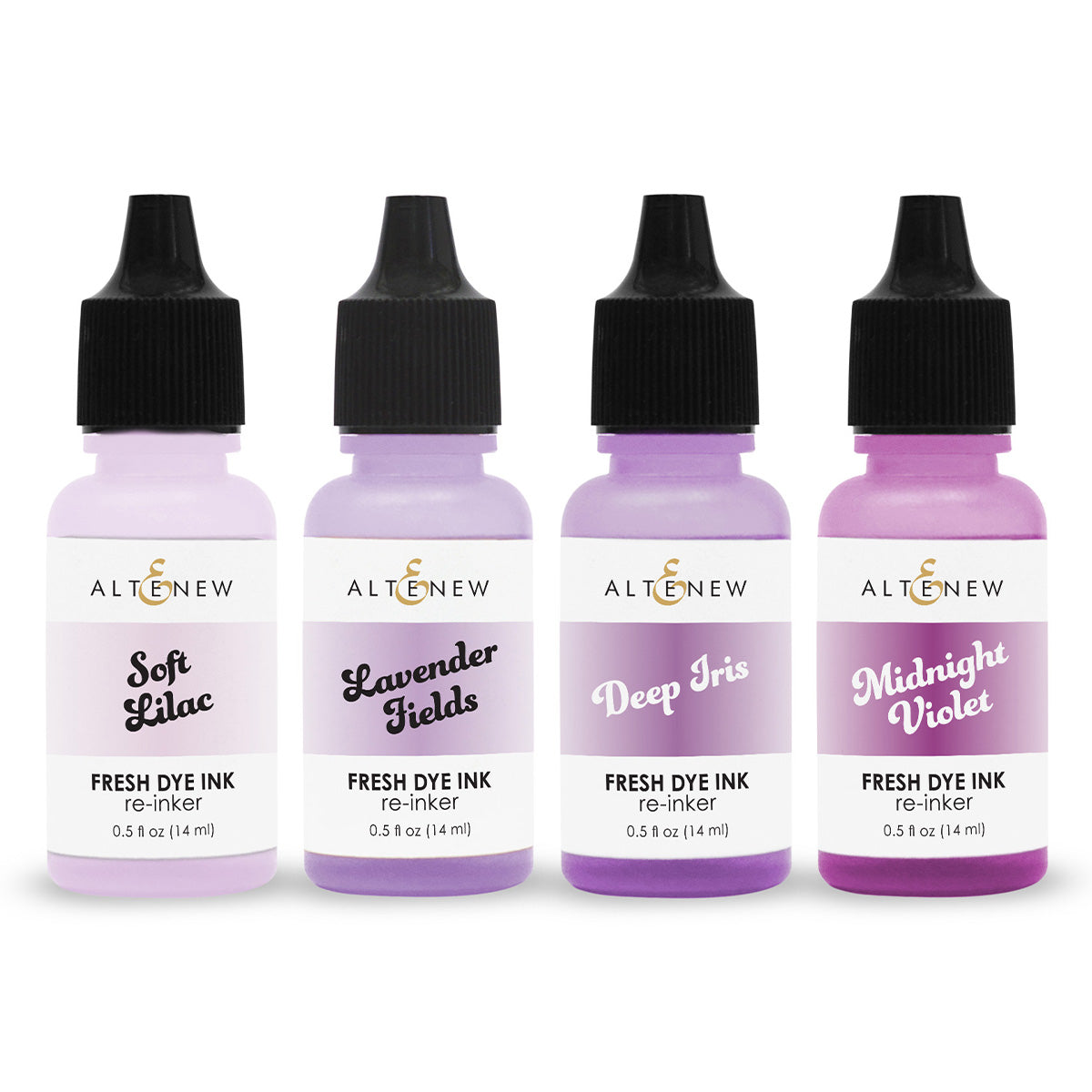 Altenew Shades of Purple Fresh Dye Ink - Reinker Bundle