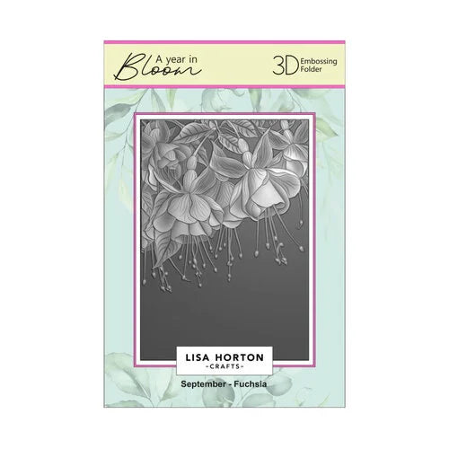 Lisa Horton Crafts Limited Edition Embossing Folders A Year In Bloom - 2025