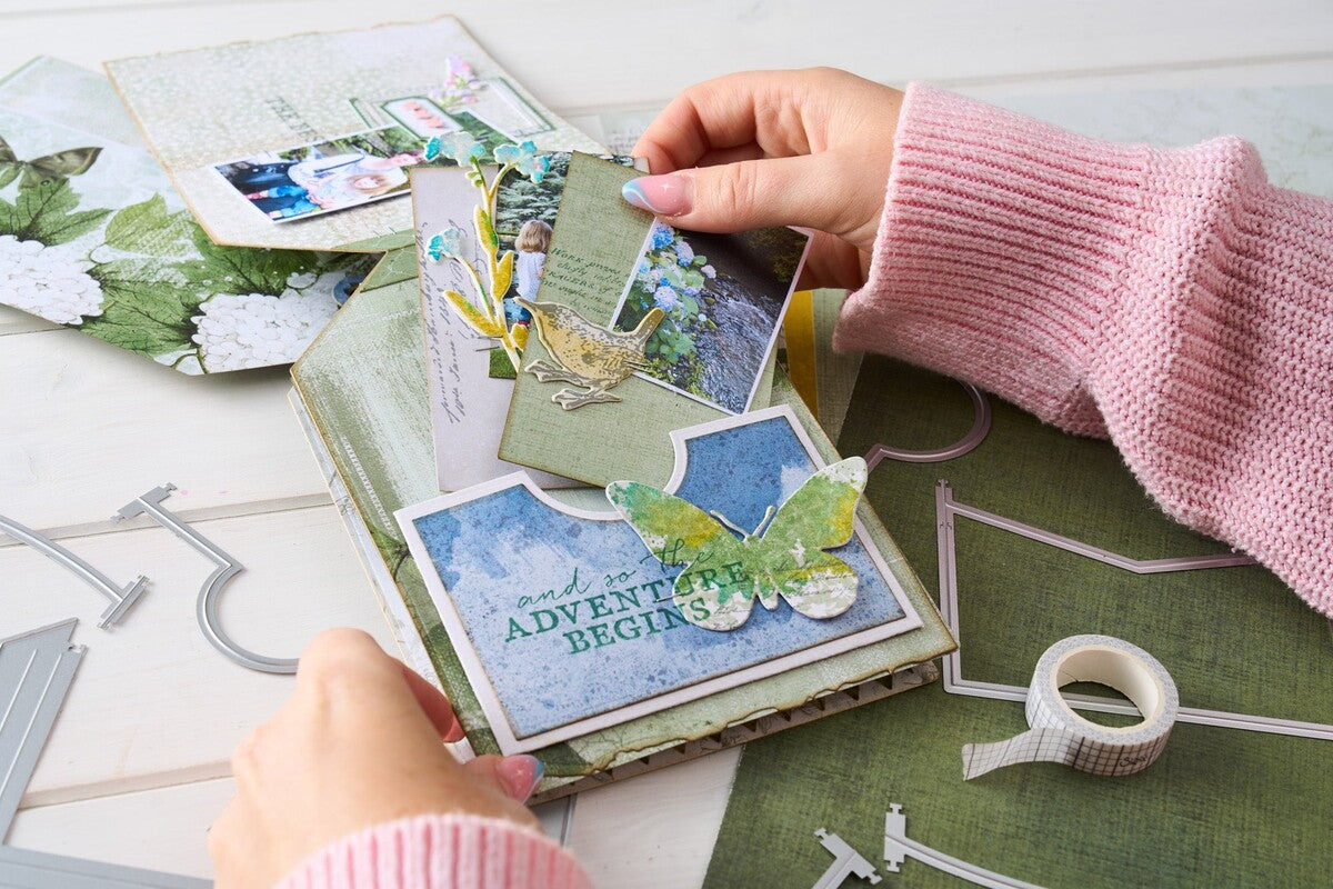 Sizzix Thinlits Die by 49 and Market Snap and Swap Pockets (10pcs) (666877)