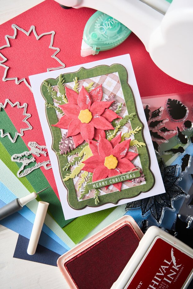 Sizzix Clear Stamps by 49 and Market Tartan (2pcs) (667011)