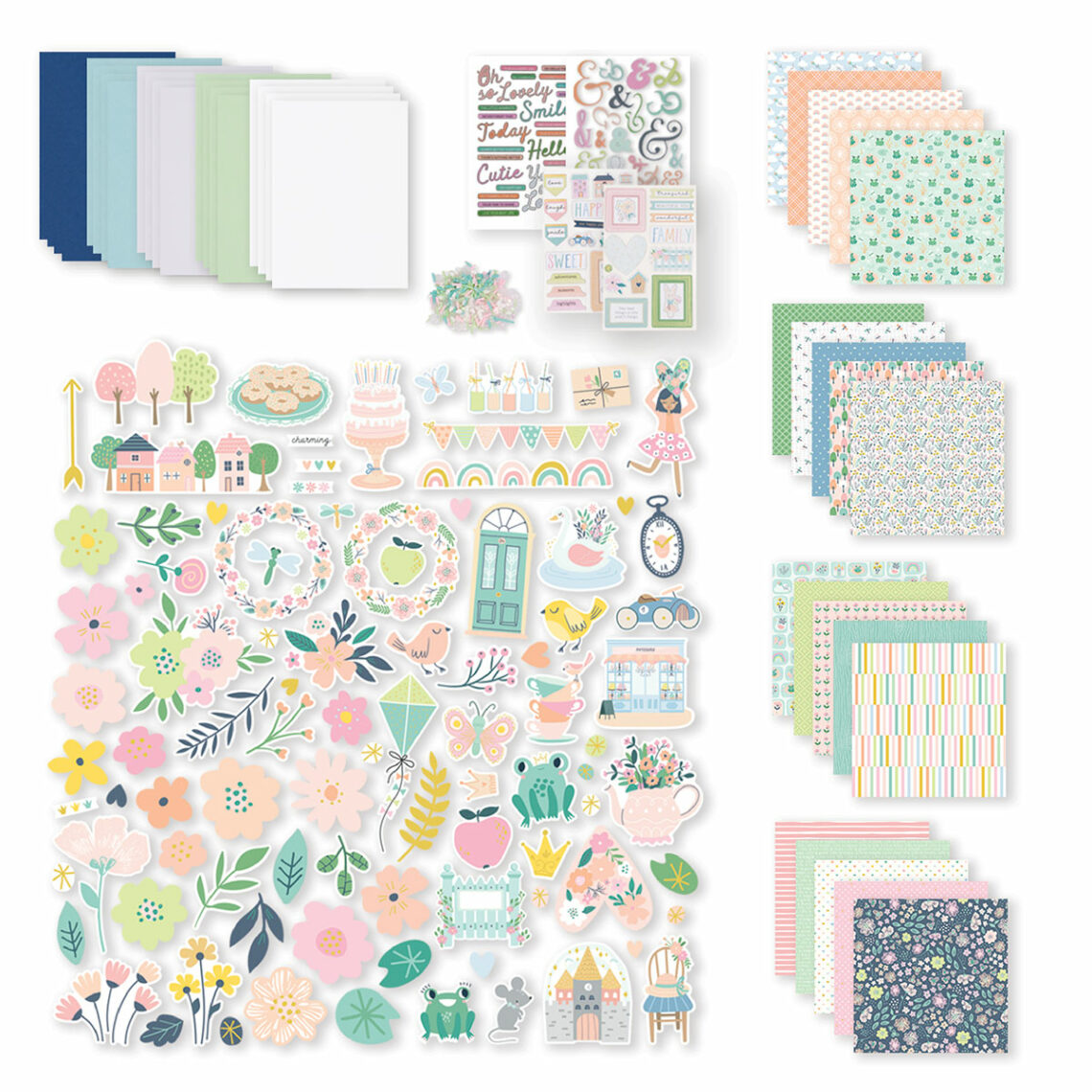 Spellbinders Spreading Happiness - Quick & Easy Card Kit of the Month Club