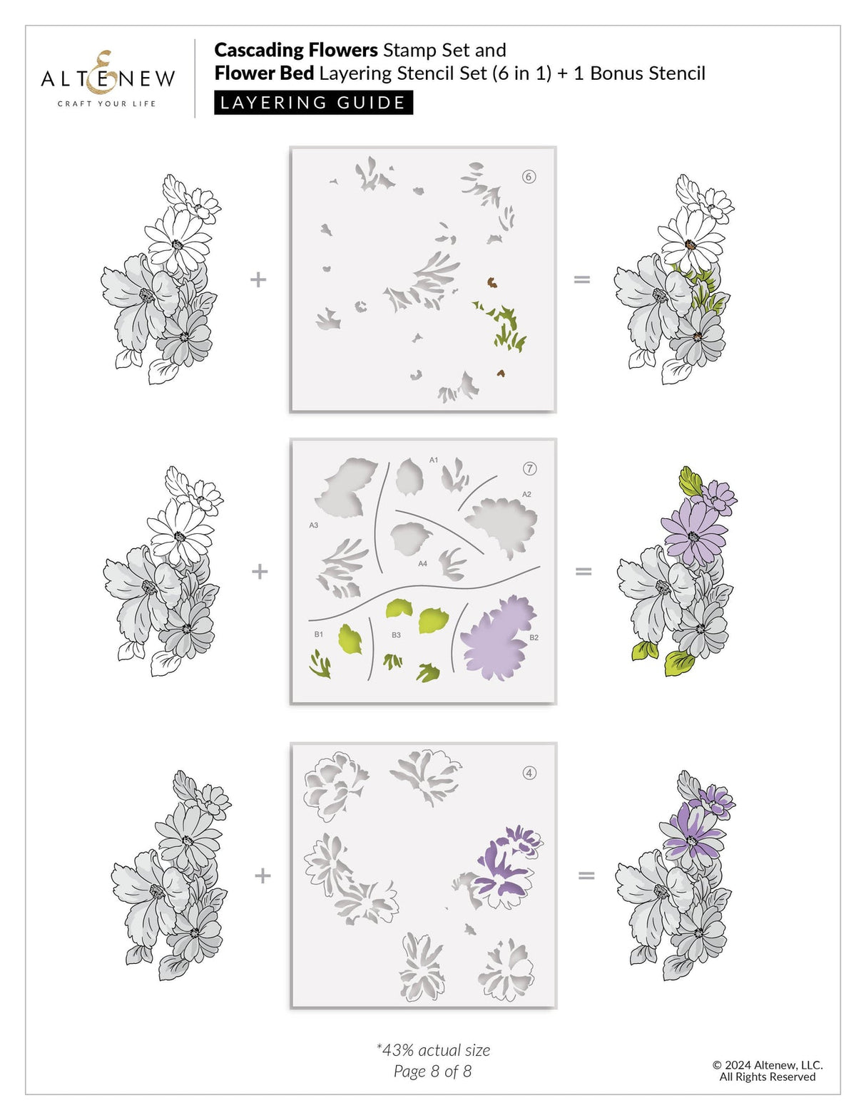 Altenew Flower Bed Bundle