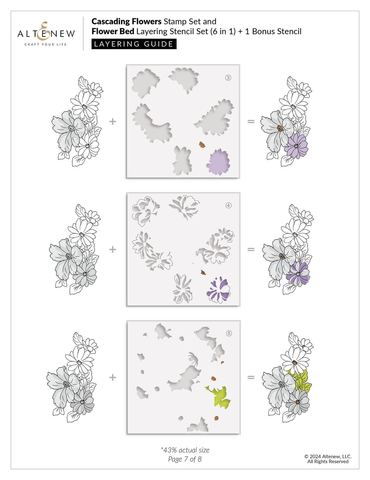 Altenew Flower Bed Bundle