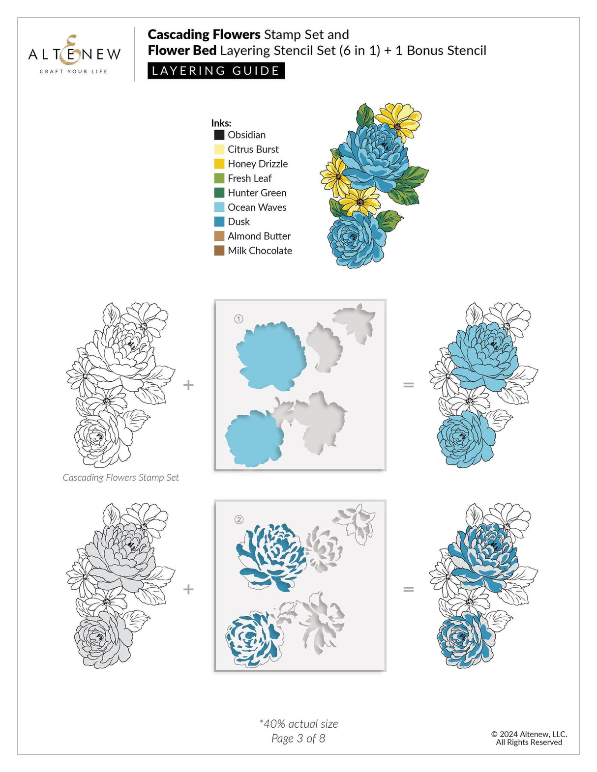 Altenew Flower Bed Bundle