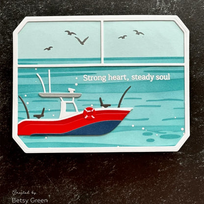 Honey Bee Stamps Lovely Layers: Boat - Honey Cuts Stand-Alone Dies