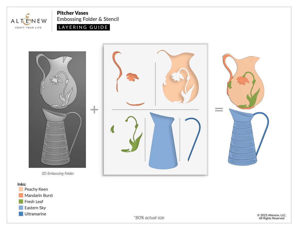 Altenew Pitcher Vases - Complete Bundle