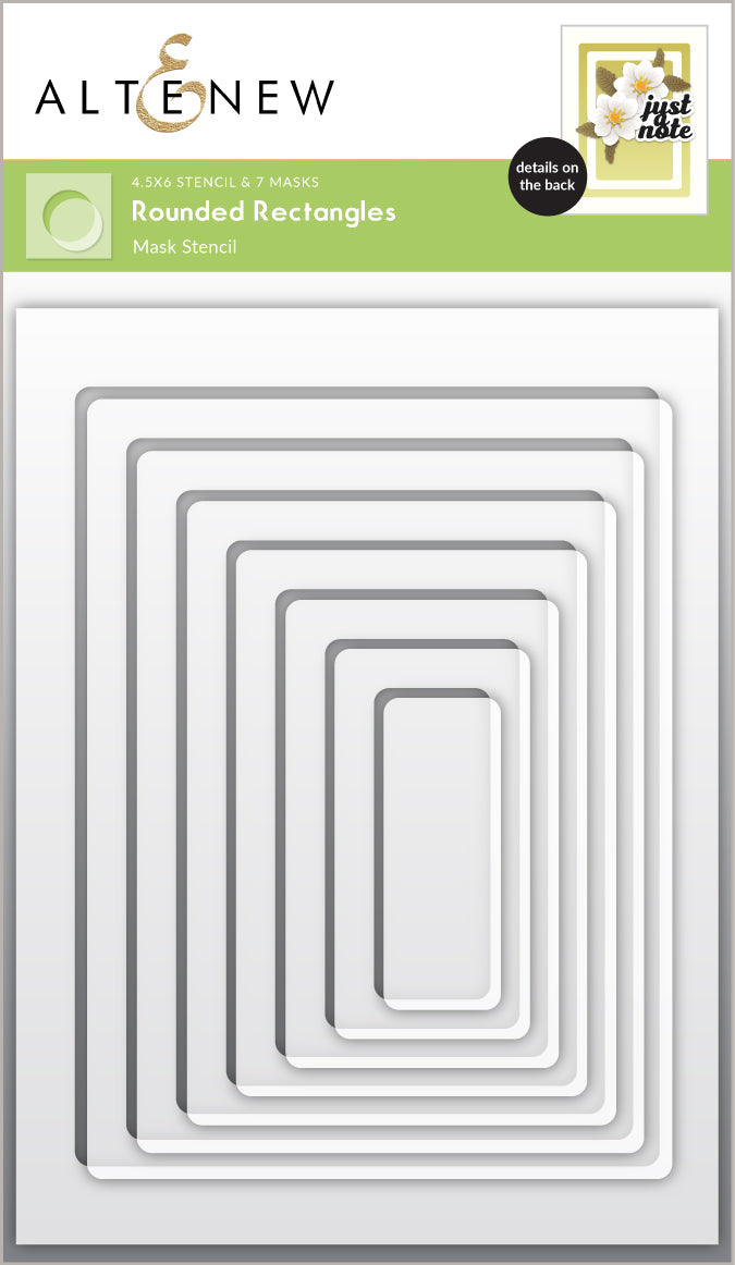 Altenew Rounded Rectangles Masks Stencil