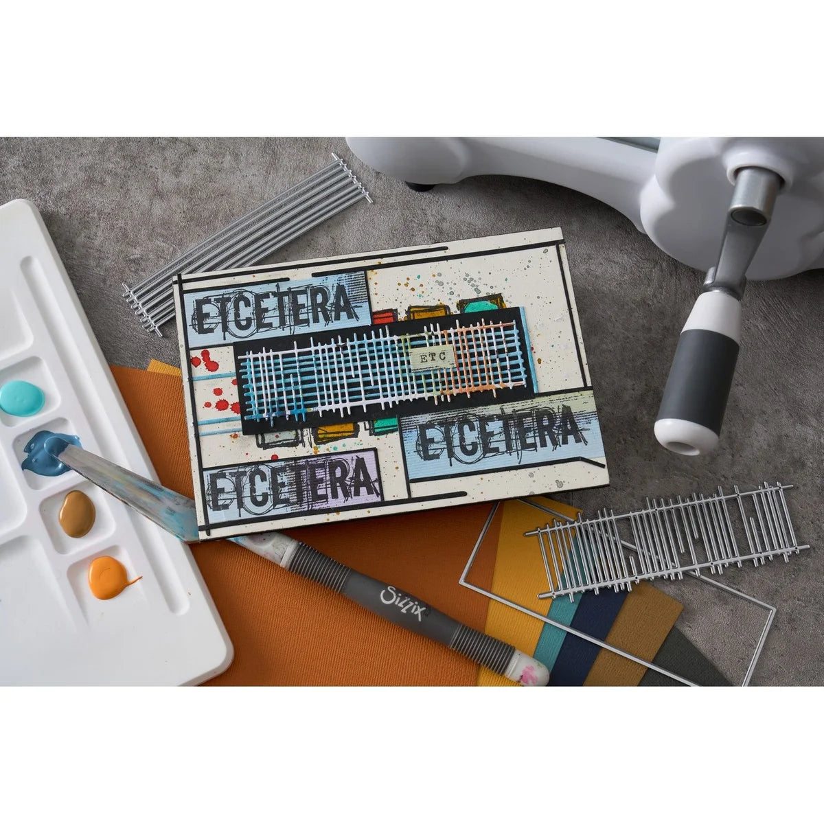 Sizzix Thinlits Die Set 5pcs Tracks by Seth Apter 666908