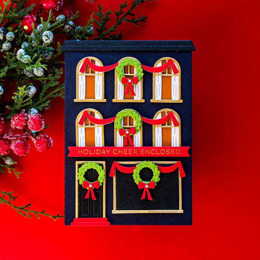 Spellbinders City Holiday Etched Dies by Yana Smakula