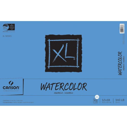 Canson XL Watercolor Paper Pad 12"X18" 30 Sheets