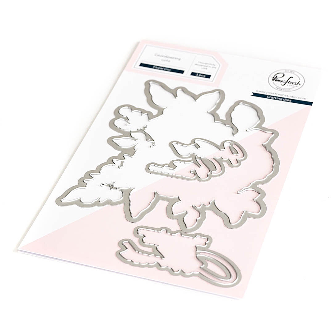 Pinkfresh Studio Floral Trio hot foil/ die Bundle