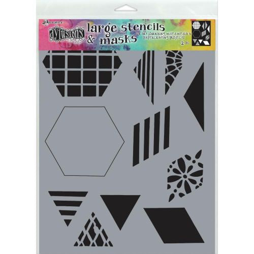 Dyan Reaveley's Dylusions Stencils 9"X12" 2" Quilt