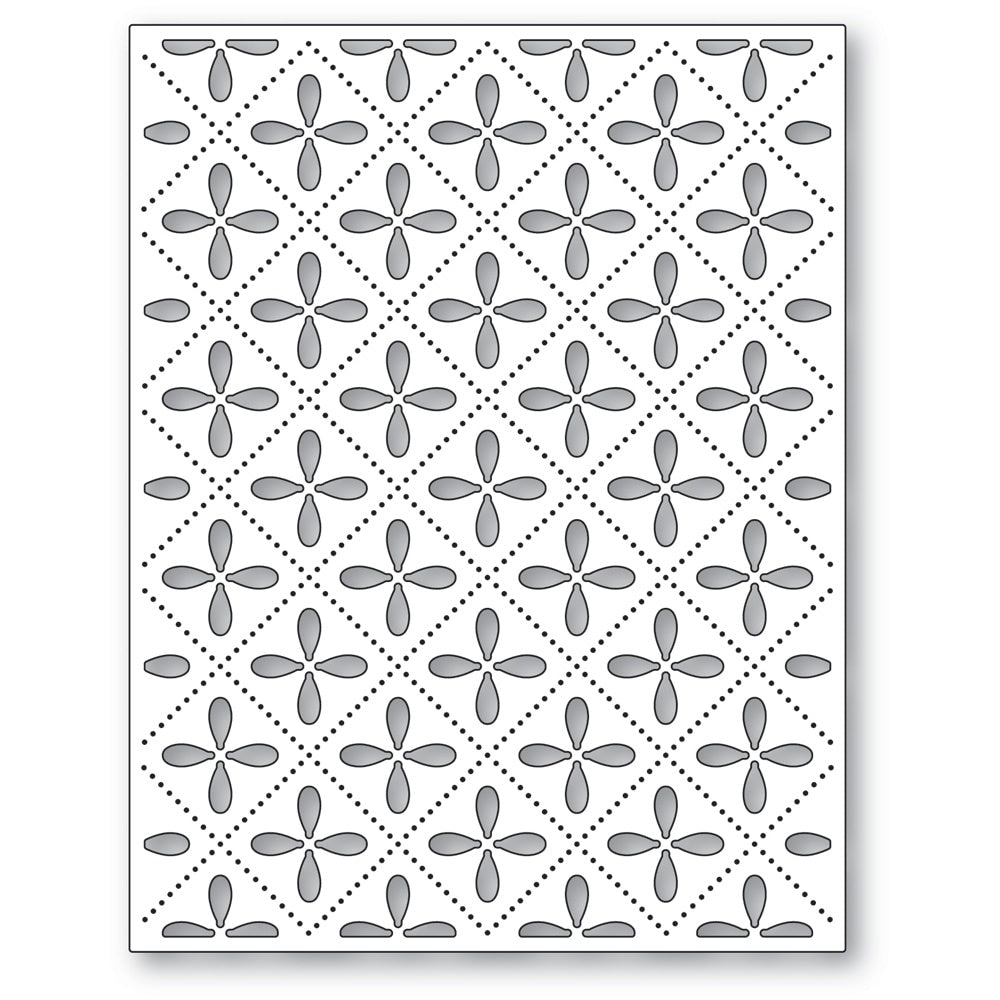 Poppystamps 2533 Evangeline Pinpoint Frame craft die