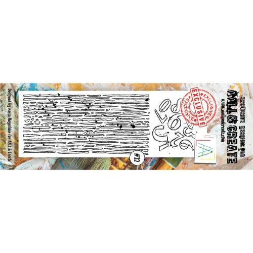 Aall and Create Kassa Hayselden #32 Border Stamp