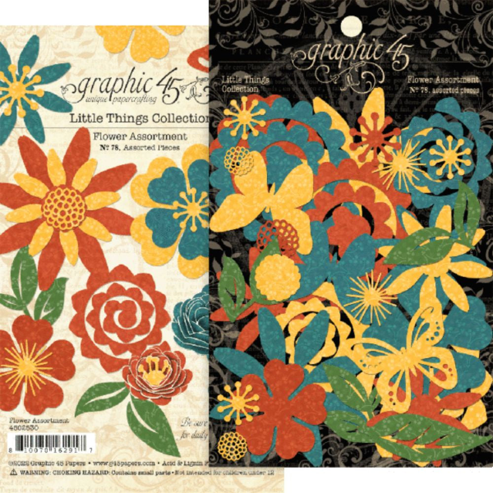 Graphic 45 Little Things Flower Assortment