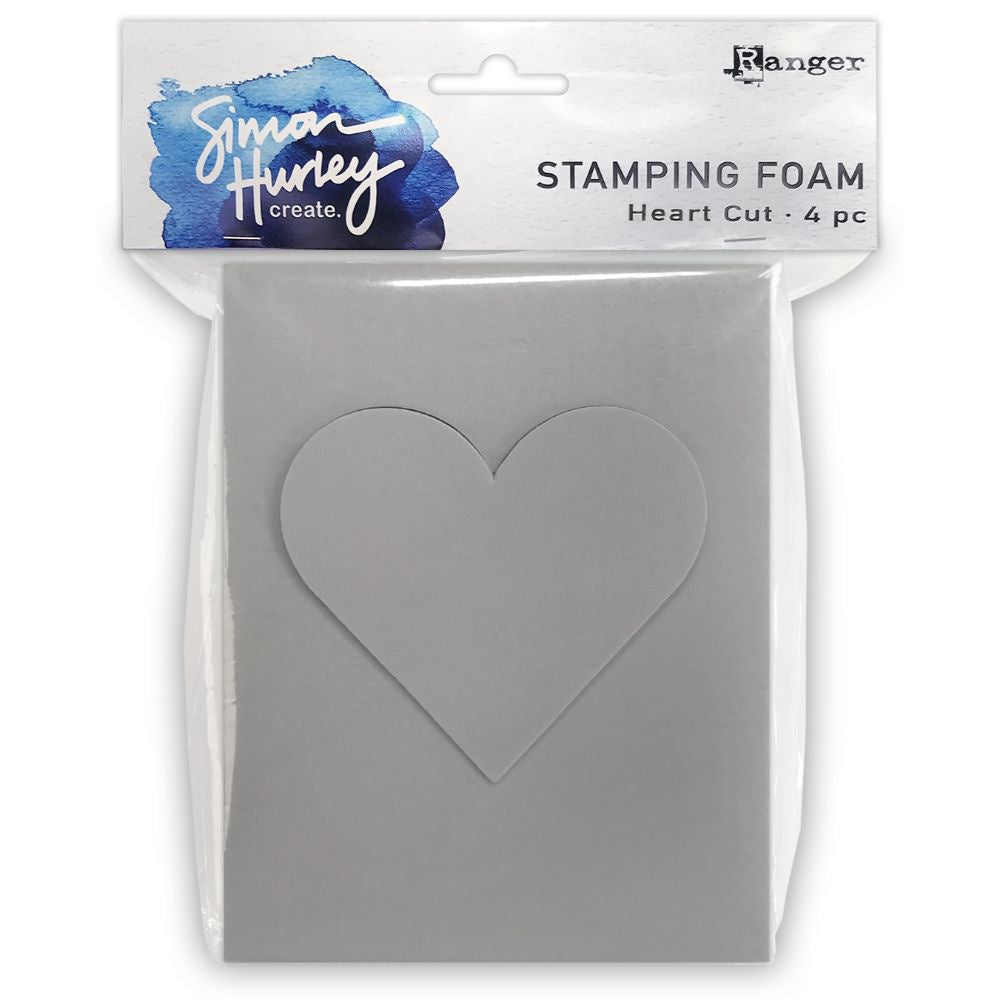 Simon Hurley create. Stamping Foam Shapes Heart Cut