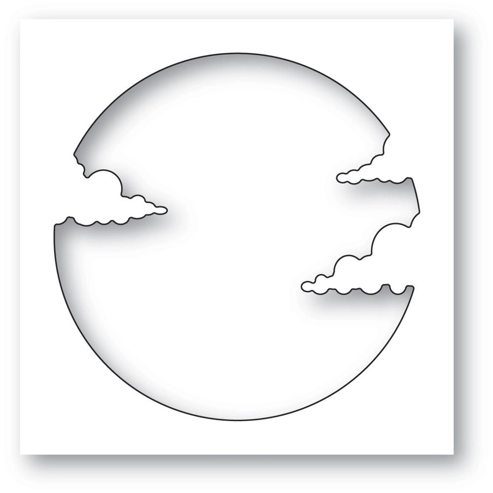 Memory Box 94627 Cloudy Moon Collage craft die