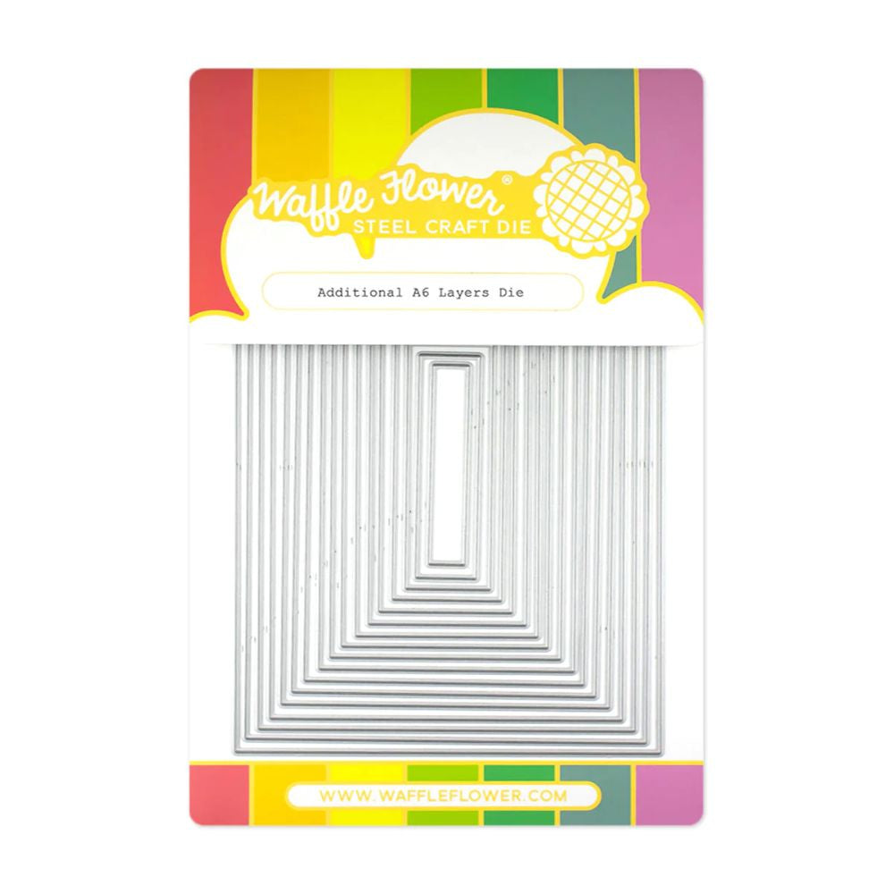 Waffle Flower Craft Additional A6 Layers Die