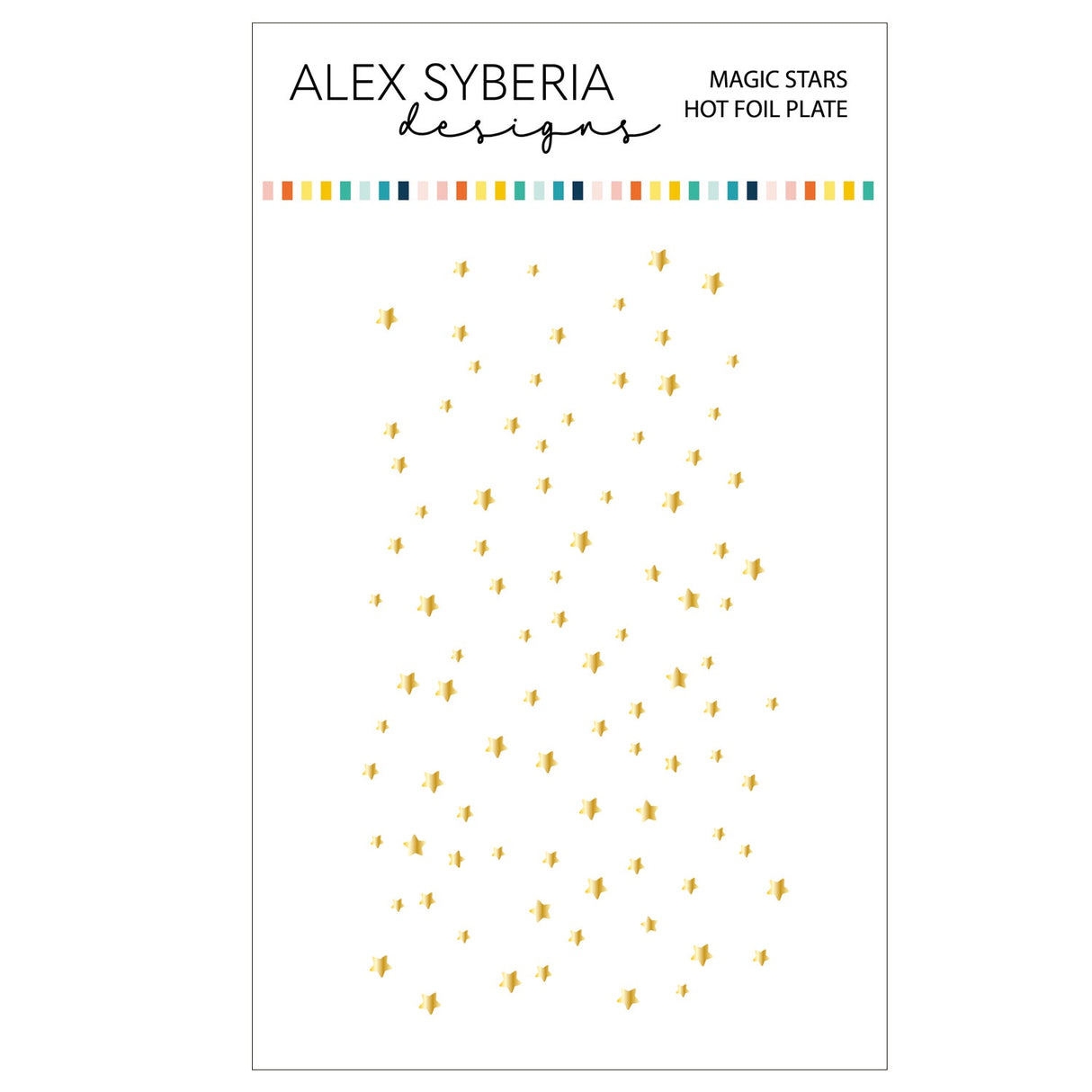 Alex Syberia Designs Magic Stars Hot Foil Plate