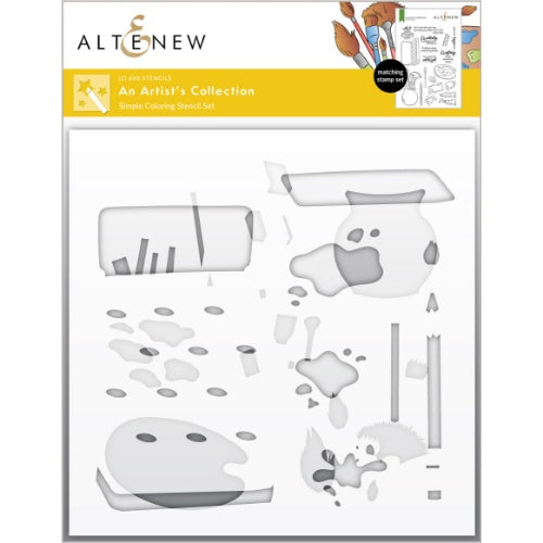 Altenew An Artist's Collection Coloring Stencil Set (2 in 1)