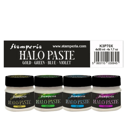 Stamperia Ass 4 colors Halo Paste ml 50 each