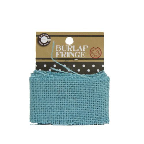 Burlap Fringe 1.375"X 1yd Aqua - CVS3475