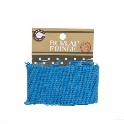 Burlap Fringe 1.375"X 1yd Teal - CVS3473